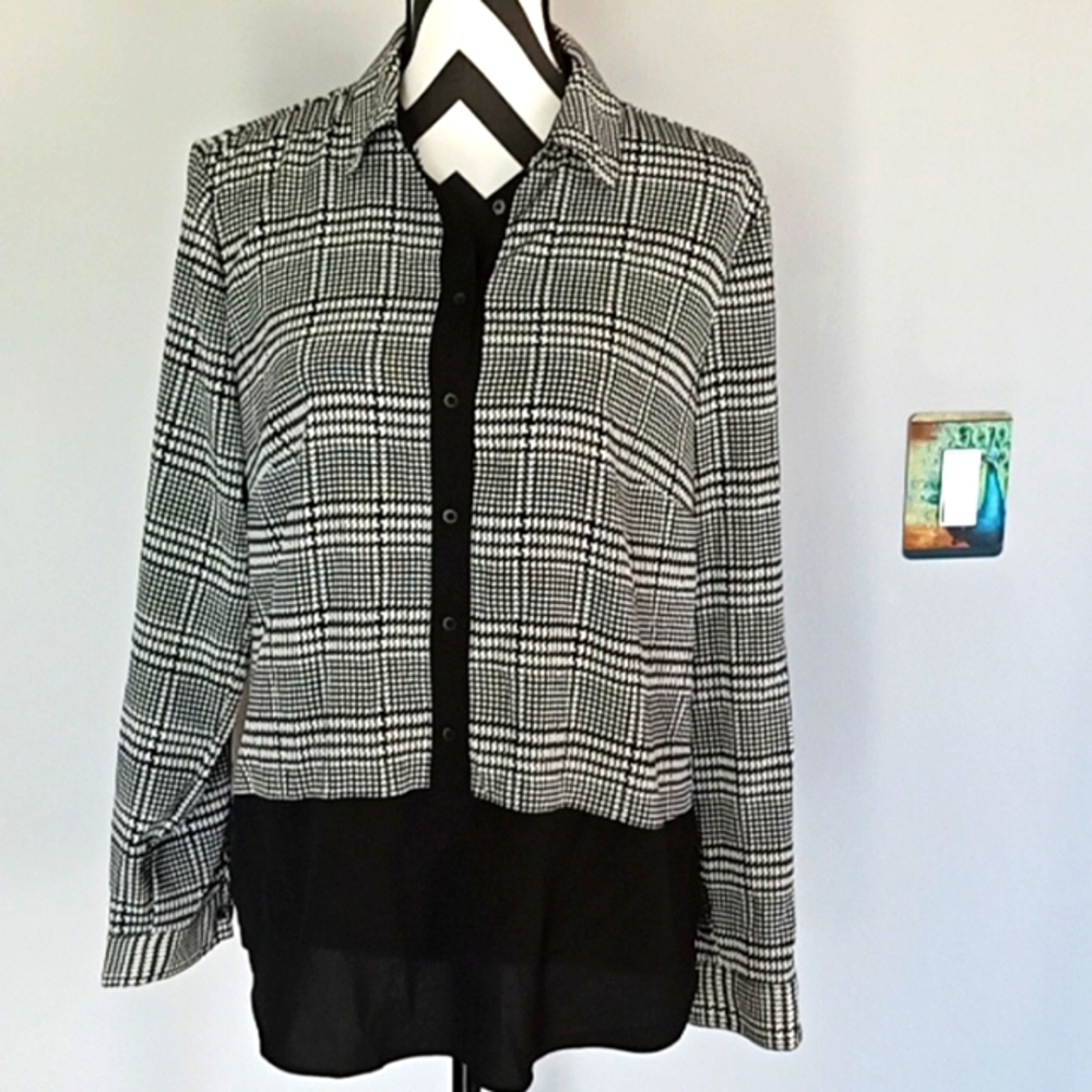 Talbot's Large Petite Blouse Top